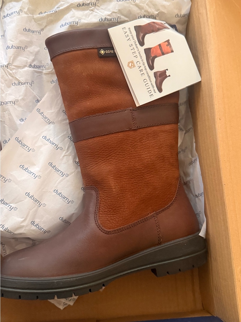 Dubarry of Ireland Brown Leather Women's Winter Boot